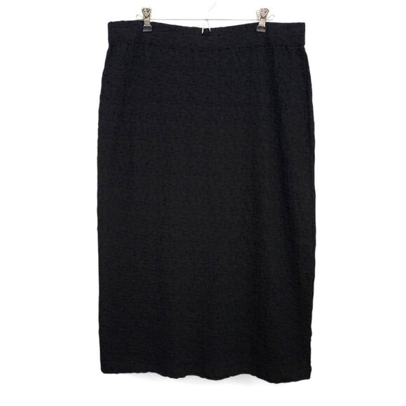 VINCE Smocked Cotton-Blend Skirt Textured Midi - Picture 10 of 11